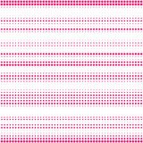 The mosaic of fuchsia dots on a white background.