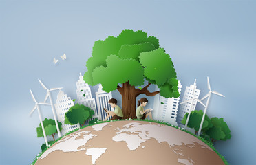 Eco and environment concept