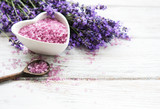 Lavender spa salt