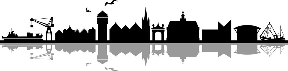 Emden City Skyline