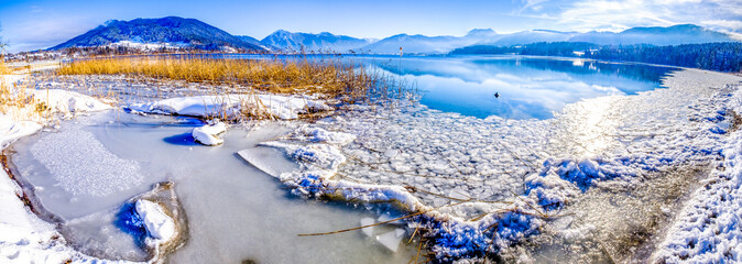 tegernsee lake - bavaria - germany