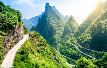 Road to Tianmen Mountain