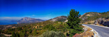 Panorama der Landschaft auf der Insel Samos