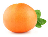 Fresh grapefruit isolated on white background