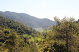 A mountain terrain of Siurana in Priorat, Spain