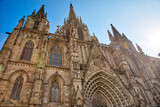 Cathedral of Barcelona located in the heart of historic Las Ramblas district