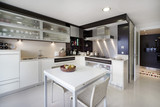 Interior de casa cozinha
