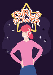 girls power card