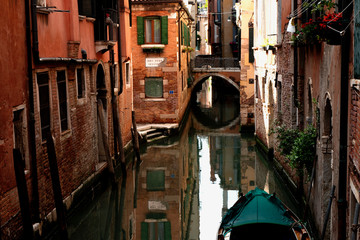 Reflections and hidden canals of Venice
