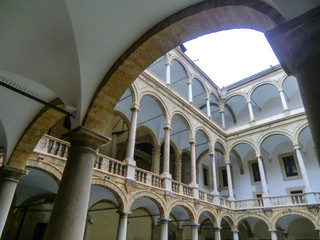 Palace of the Normans, Palazzo Reale or Palazzo dei Normanni, appartamenti reali, Royal Residence,Palatine Chapel, Cappella Palatina, Palermo, Italy 