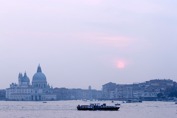 Coucher de soleil sur Venise