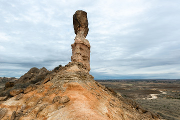 Tozal de la Cobeta sandstone, Monegros in Huesca province, Spain