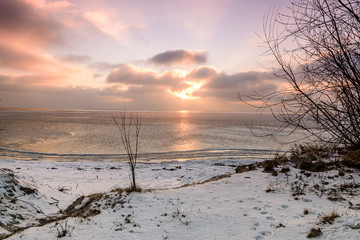 Pucka Bay in winter time.  