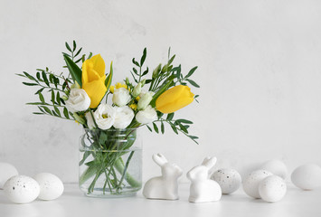 Easter greeting background