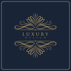 Luxury design set for wedding and decoration