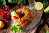 tasty jelly with pork knuckle and pork legs