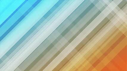 Blue and orange diagonal stripes abstract background