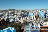 The Blue City of Jodhpur seen from the Mehrangarh Fort, Jodhpur, Rajasthan, India