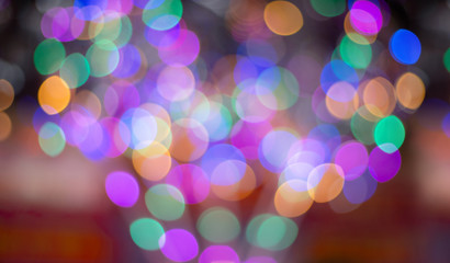 Colorful Abstract out-of-focus spot