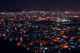 An night aerial view of Udaipur City