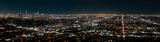 Los Angeles panoramic skyline by night