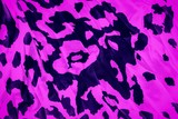 Bright purple fuchsia color background with leopard print. Trendy leopard pattern.
