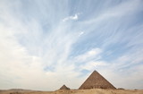 Great Egyptian pyramids in Giza, Cairo
