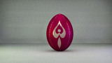 Easter Egg Corazón fucsia