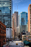 Street scene Chicago Downtown