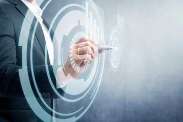 Digital technology concept