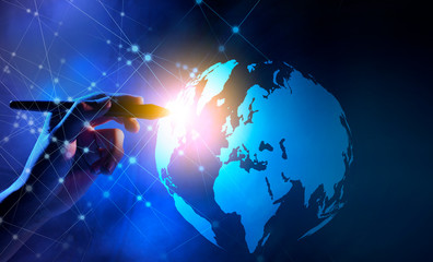 Digital technology concept
