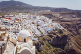 panorama of Thira (Santorini)