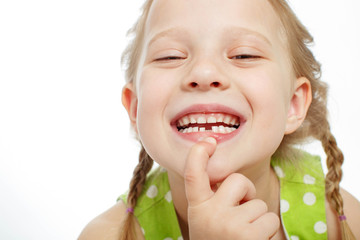 A child without teeth 