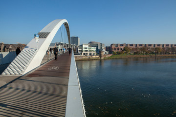 City of Maastricht Limburg Netherlands Bridge river Maas