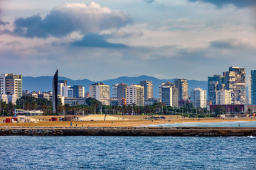 Barcelona Sea View Skyline