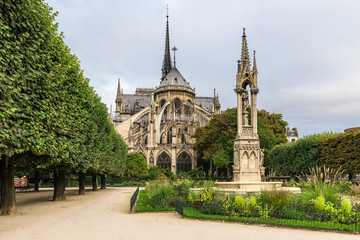 Notre Dame de Paris cathedral , Paris, France