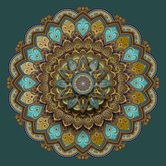 Flower motif pattern design