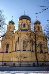 Polish Orthodox Metropolitan Cathedral of the Holy and Equal to the Apostles Mary Magdalene in Warsaw city, Poland