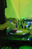 DJ Playing Electronic Music