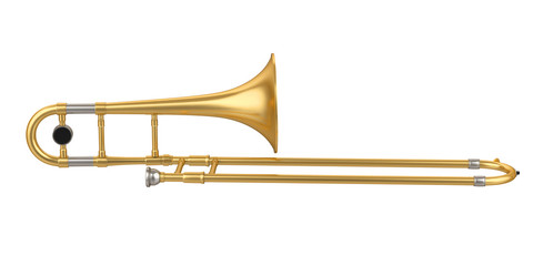 Trombone Isolated