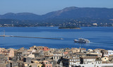 Kerkyra Corfu town Greece summer season