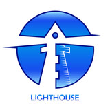 Leuchtturm blau - logo design