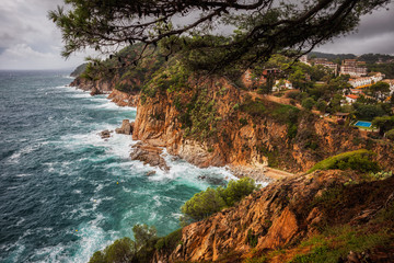 Costa Brava Wild Coast in Tossa de Mar in Spain