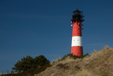 schöner Leuchtturm in Hörnum auf der Nordsee Insel Sylt