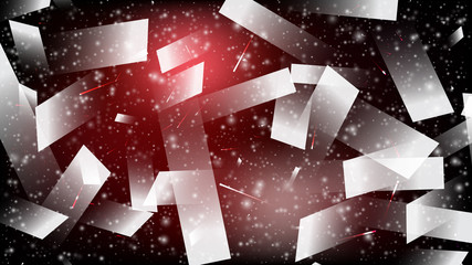 Abstract Red Black and White Background