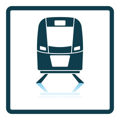 Train icon front view