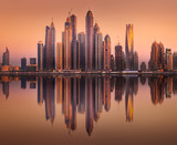 Dubai Marina bay view from Palm Jumeirah, UAE