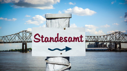 Schild 387 - Standesamt
