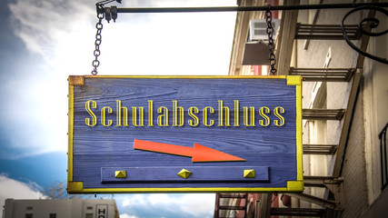 Schild 403 - Schulabschluss