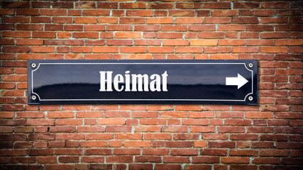 Schild 404 - Heimat